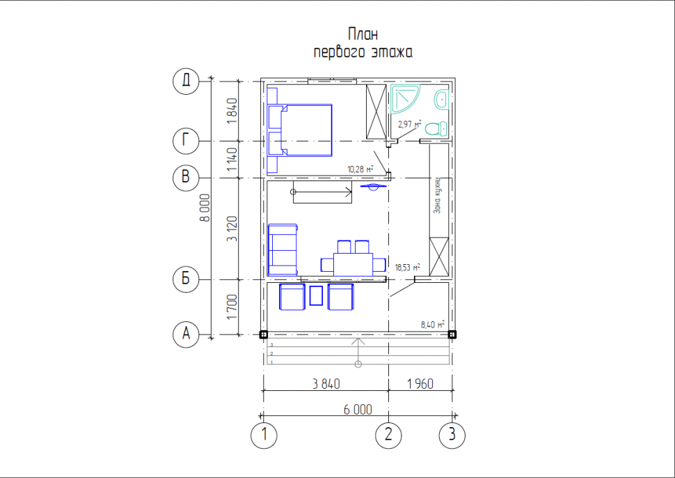 Рекомендуемая планировка дома A-Frame «A-Frame 2»