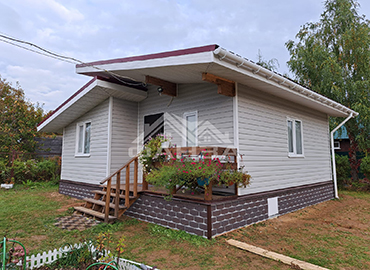 Портфолио компании ООО «Фанза» | Строительство каркасного дачного дома 7х7 метров