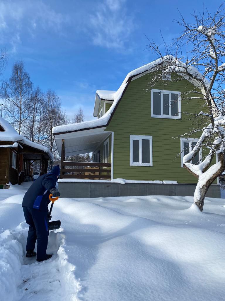 Портфолио компании ООО «Фанза» | Дачный дом из бруса 6х8 м | 1.5 этажа | Площадь дома 72 кв.м.