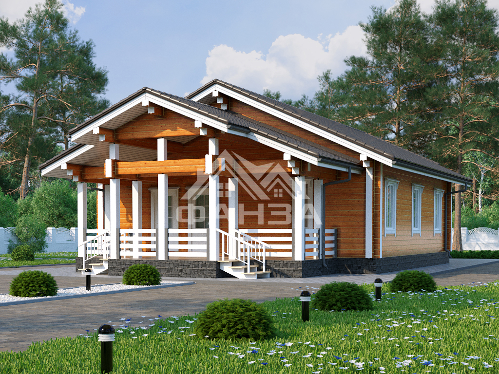 Проект «Манхеттен» | Брусовой дом 19х10