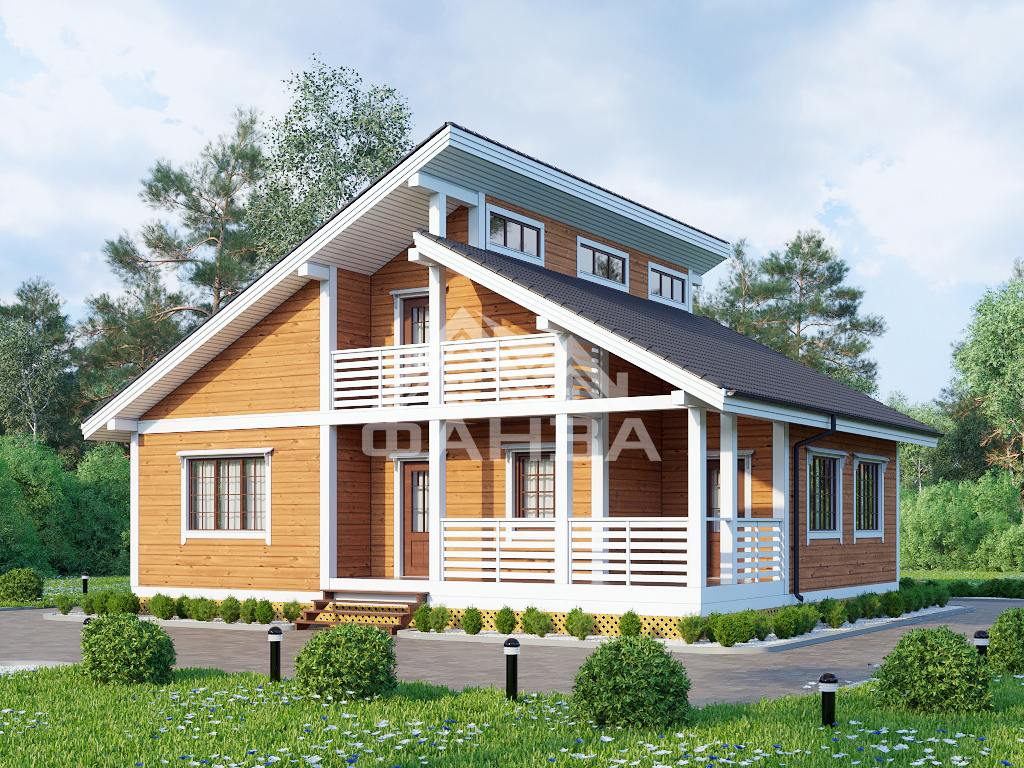 Проект «Палермо» | Каркасный дом 10х12