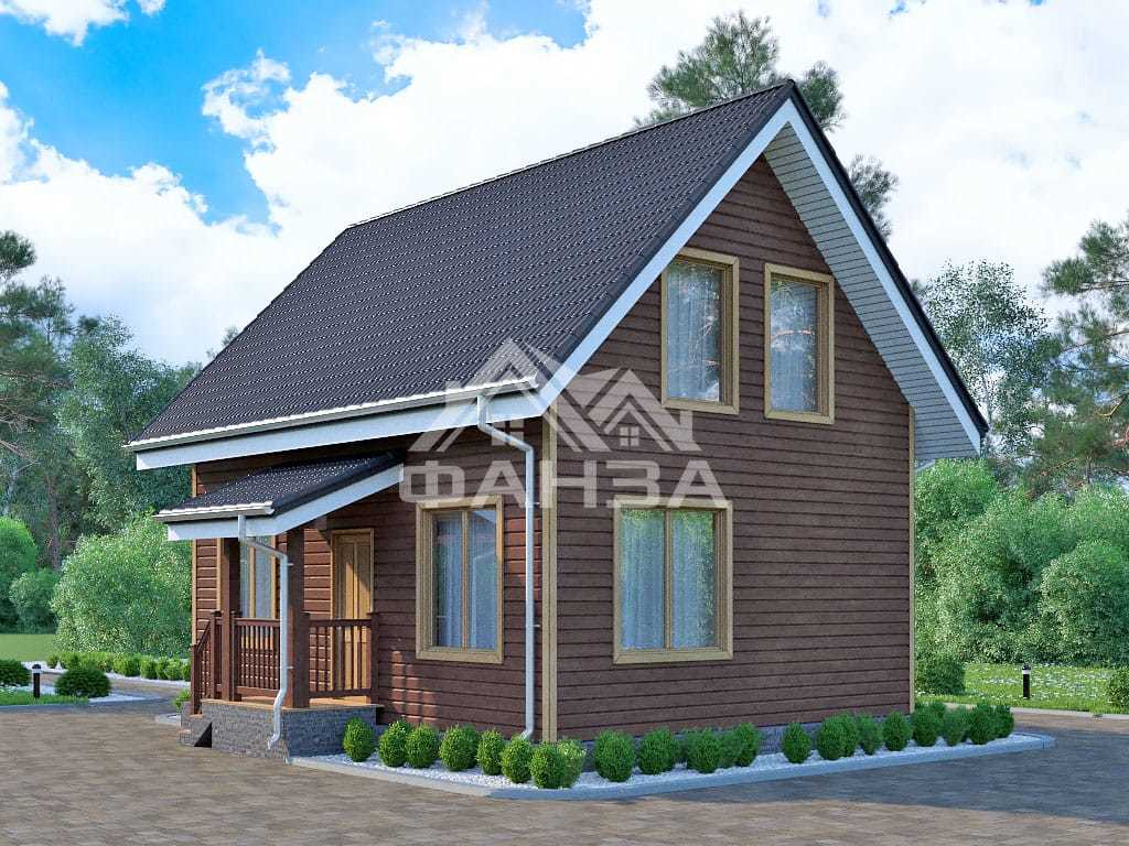 Проект «Элтон» | Каркасный дом 6х8