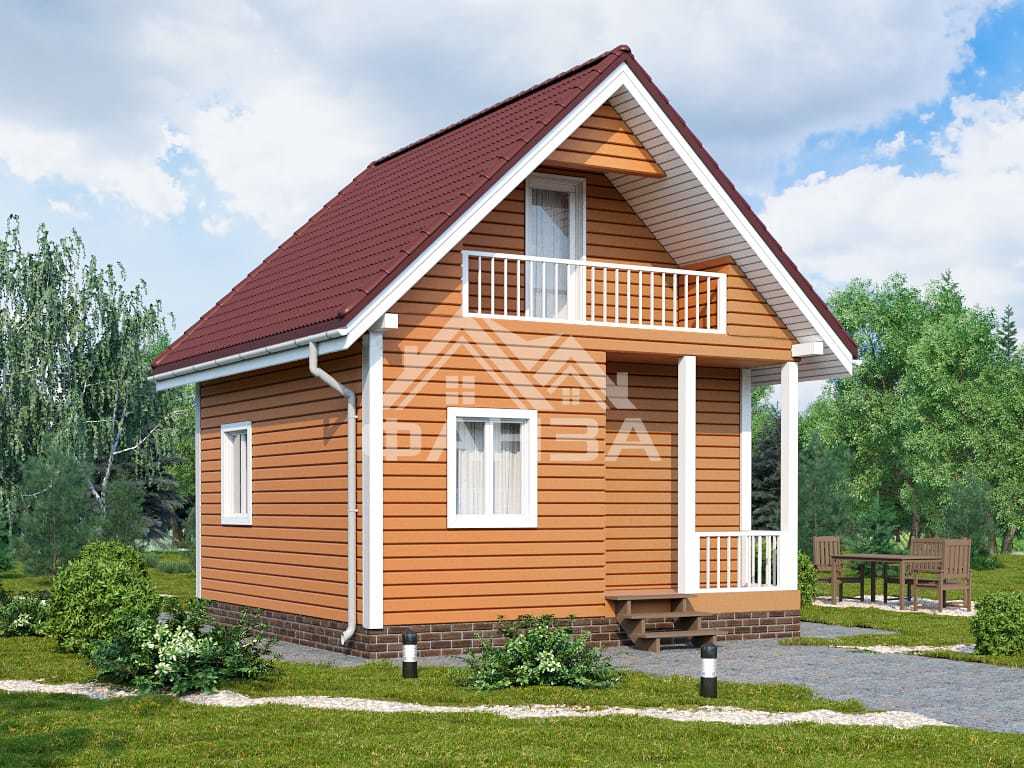 Проект «Арман» | Дачный дом 6х6