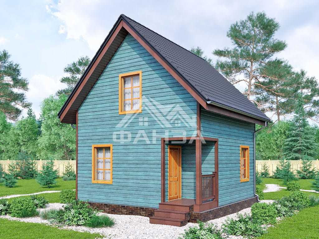 Проект «Уют» | Дачный домик 6х6