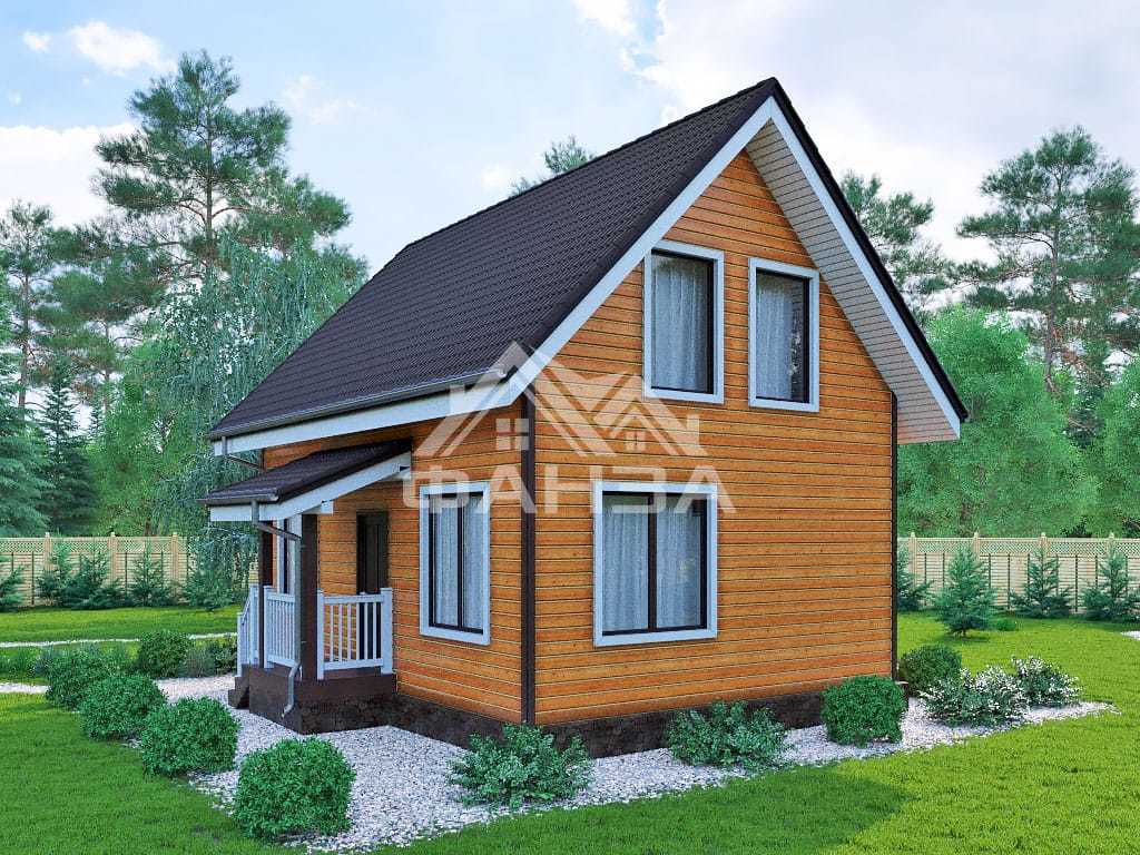 Проект «Феникс» | Дачный дом 6х8