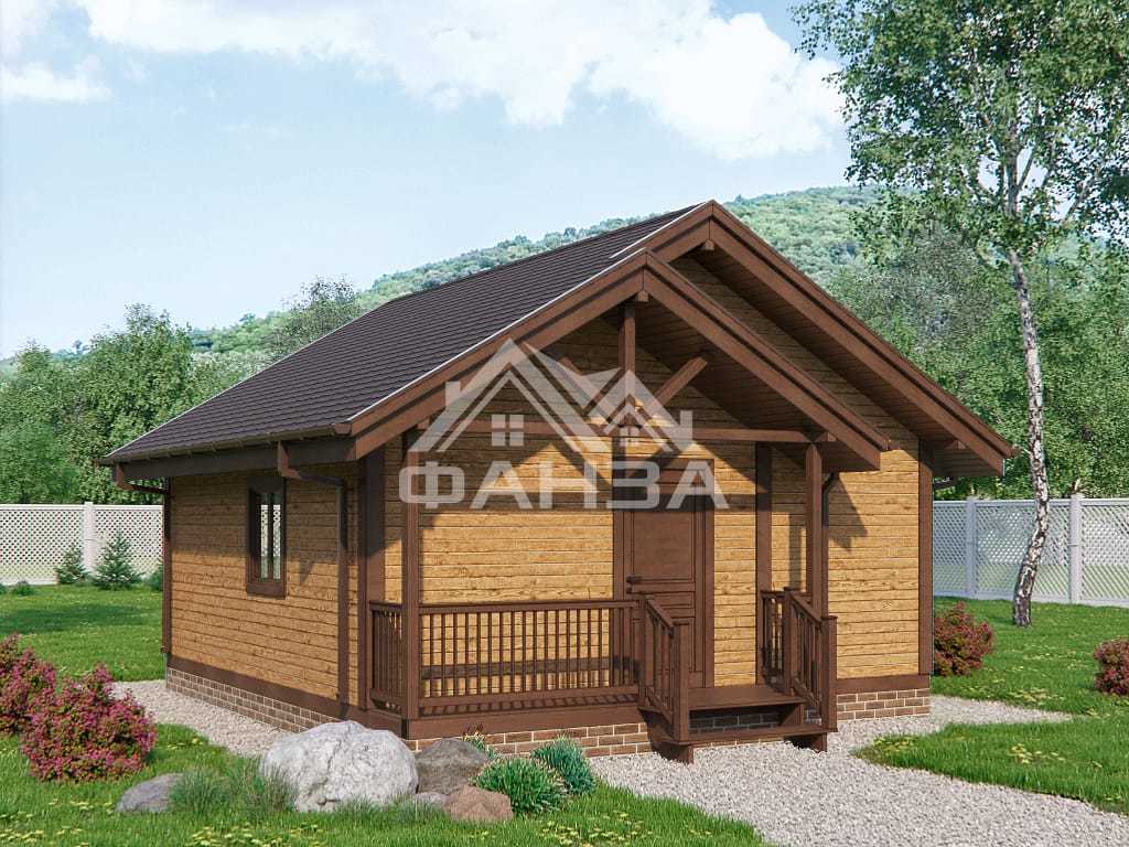 Проект «Раздолье» | Дачный дом 6х6