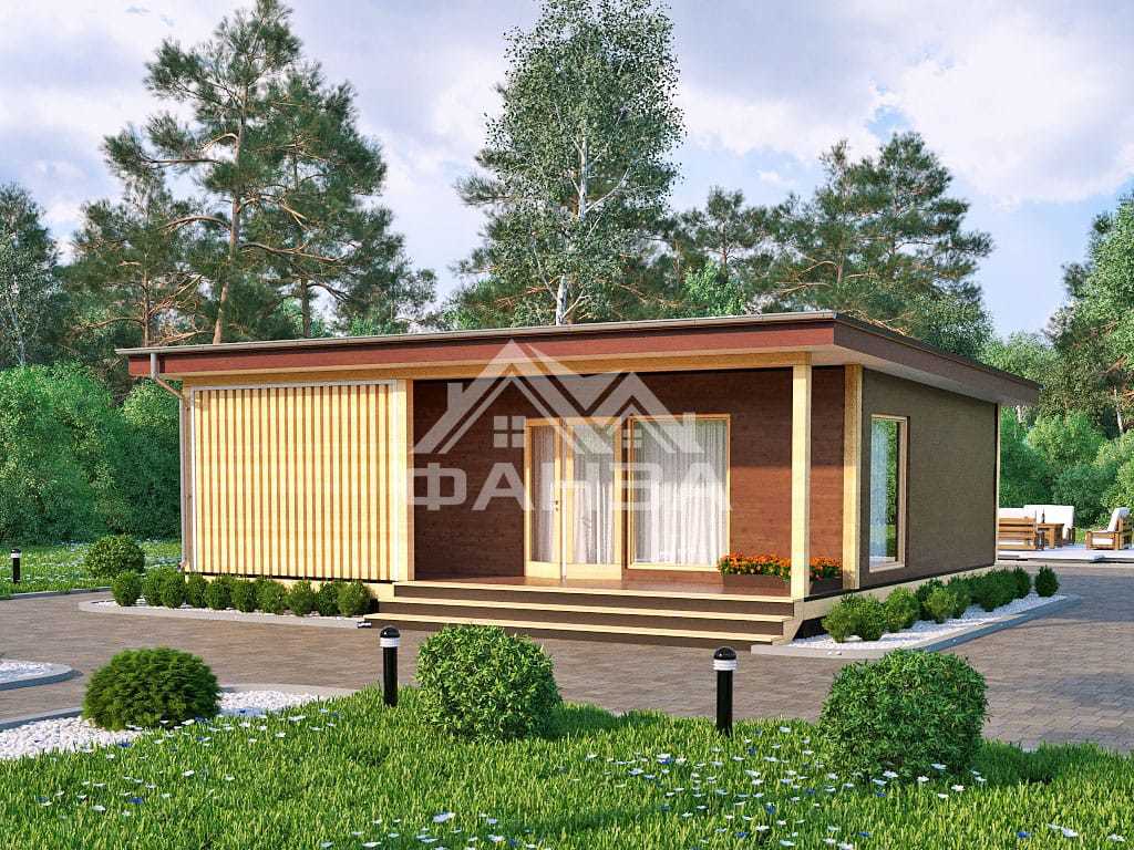 Проект «Вохра» | Дачный домик 6х9