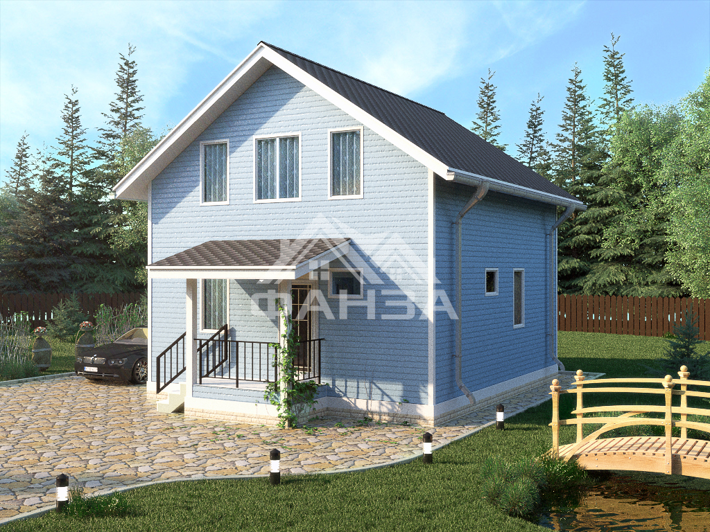 Проект «Медея» | Каркасный дом 7х9